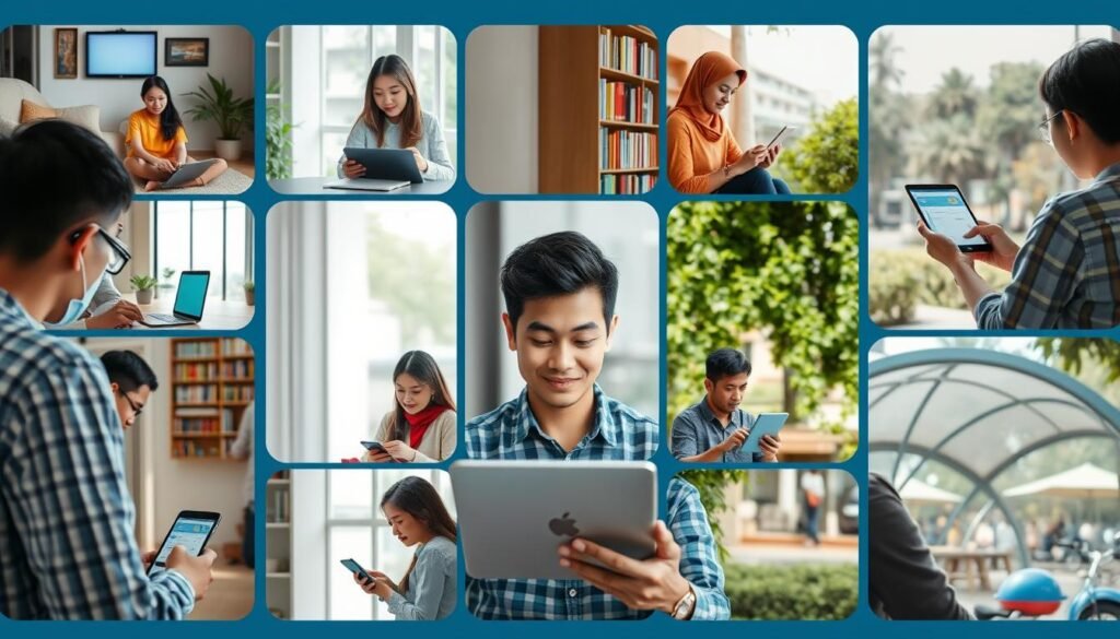 Fleksibilitas akses Platform Pendidikan Digital untuk pembelajaran jarak jauh Fleksibilitas akses Platform Pendidikan Digital untuk pembelajaran jarak jauh