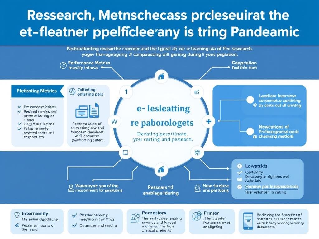 Research methodology diagram showing how e-learning effectiveness during pandemic was measured Research methodology diagram showing how e-learning effectiveness during pandemic was measured