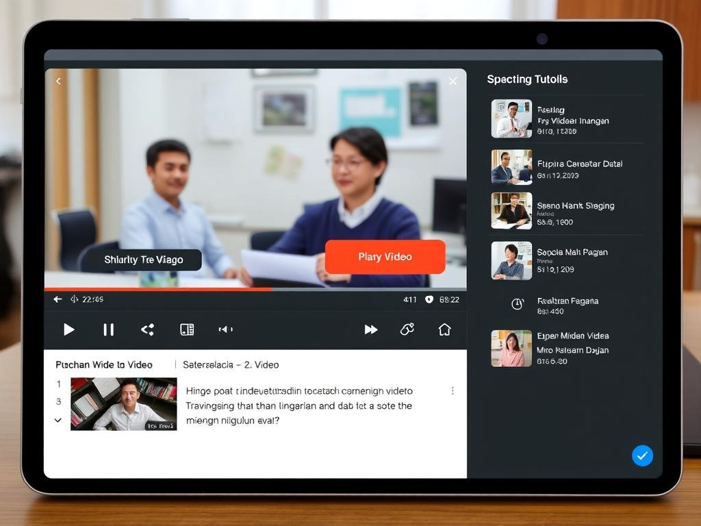 Video tutorial berkualitas tinggi dalam Platform Pendidikan Digital Video tutorial berkualitas tinggi dalam Platform Pendidikan Digital